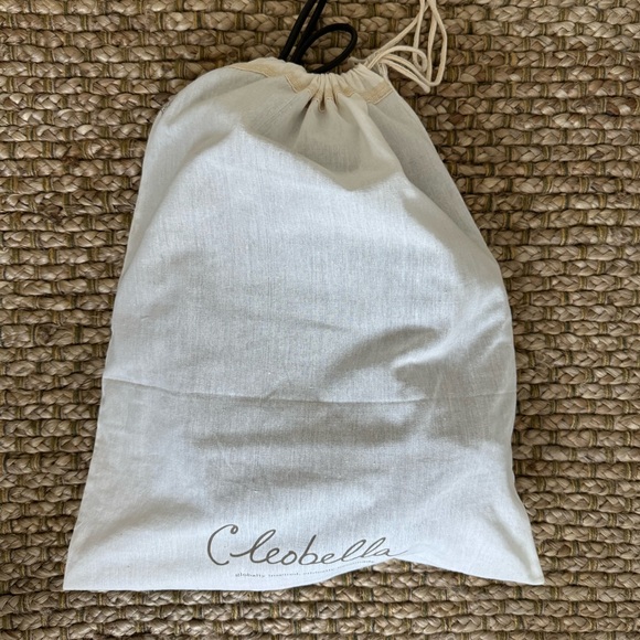 CLEOBELLA CROCHET LEATHER BASKET BAG•BLACK - Picture 10 of 10